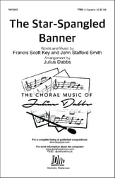 The Star-Spangled Banner TTBB choral sheet music cover
